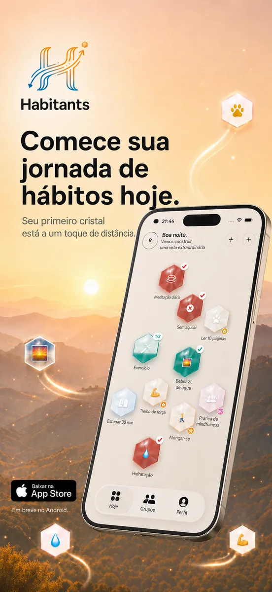 Comece hoje sua jornada de hábitos